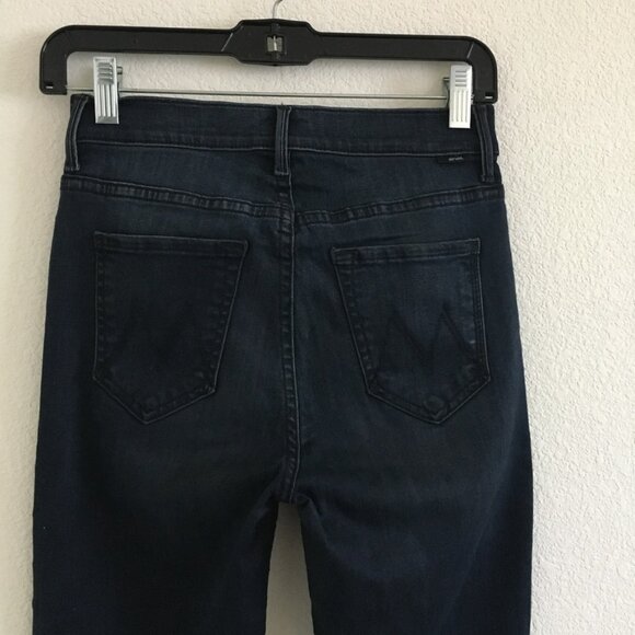 MOTHER Jean Womens 25 Stunner Zip Ankle Step Fran My Wildest Ride Dark Blue - Picture 10 of 15